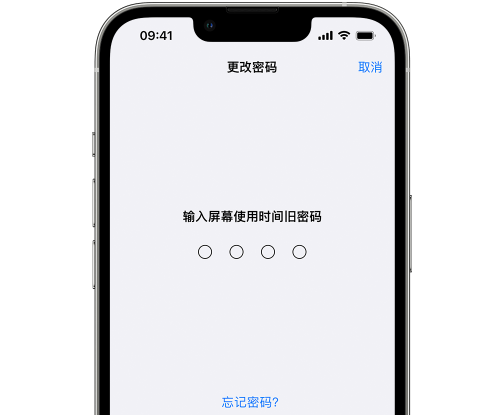 永年iPhone屏幕维修分享iPhone屏幕使用时间密码忘记了怎么办 