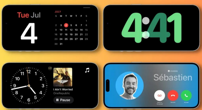 永年苹果手机维修分享iOS17横屏充电待机显示有什么好处 