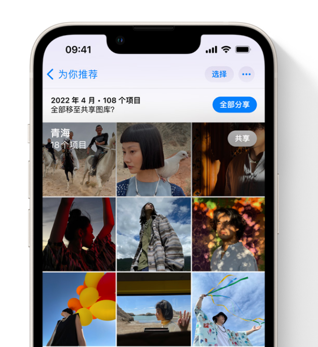 永年苹果维修网点分享在 iPhone 上使用共享图库 