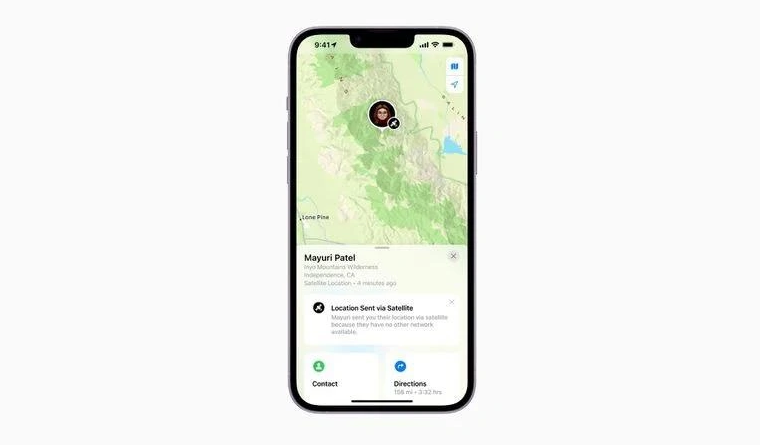 永年苹果14维修分享iPhone14系列中 FindMy功能通过卫星分享位置方法教程 